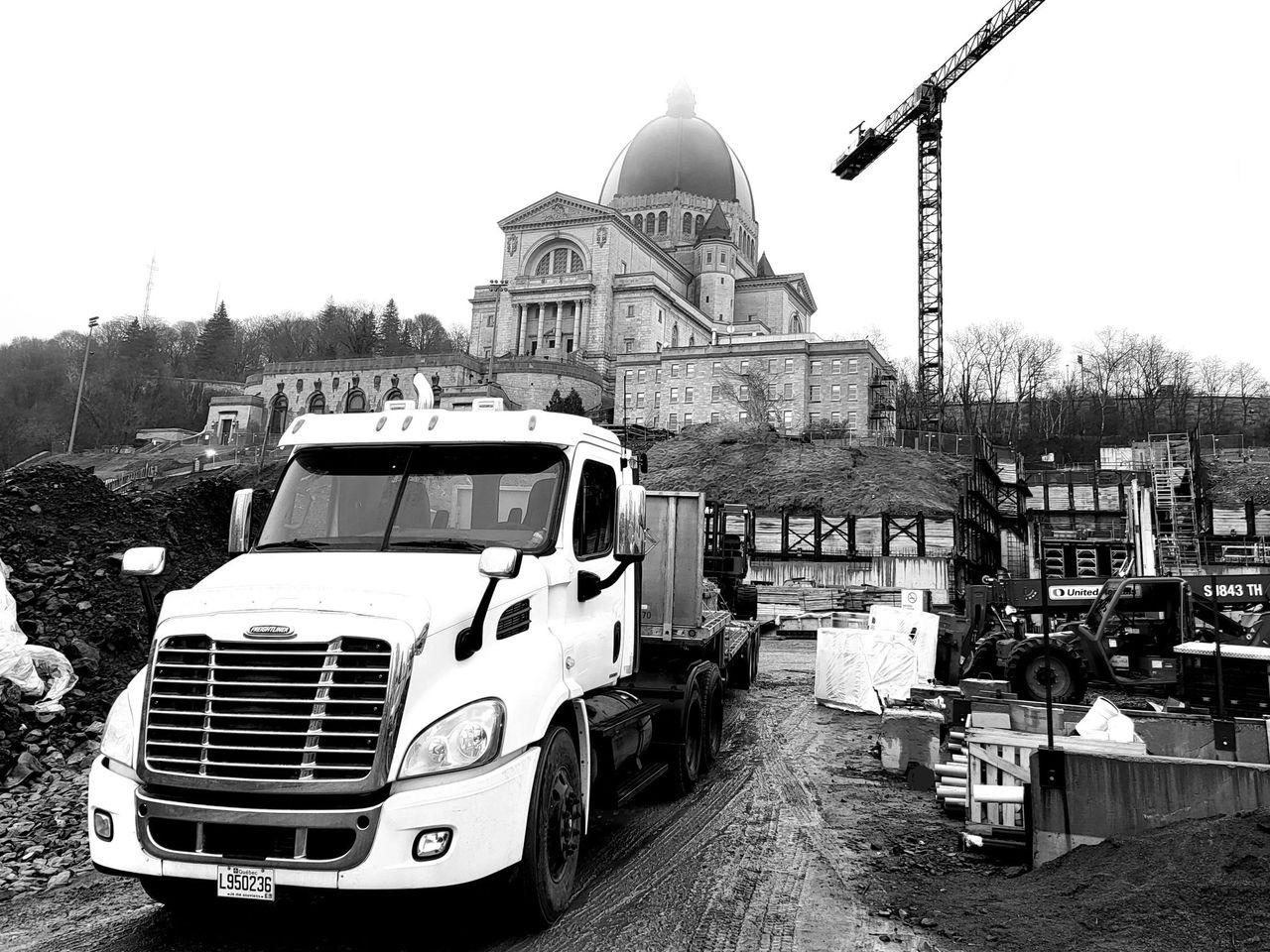Transport matériaux basilique Montréal